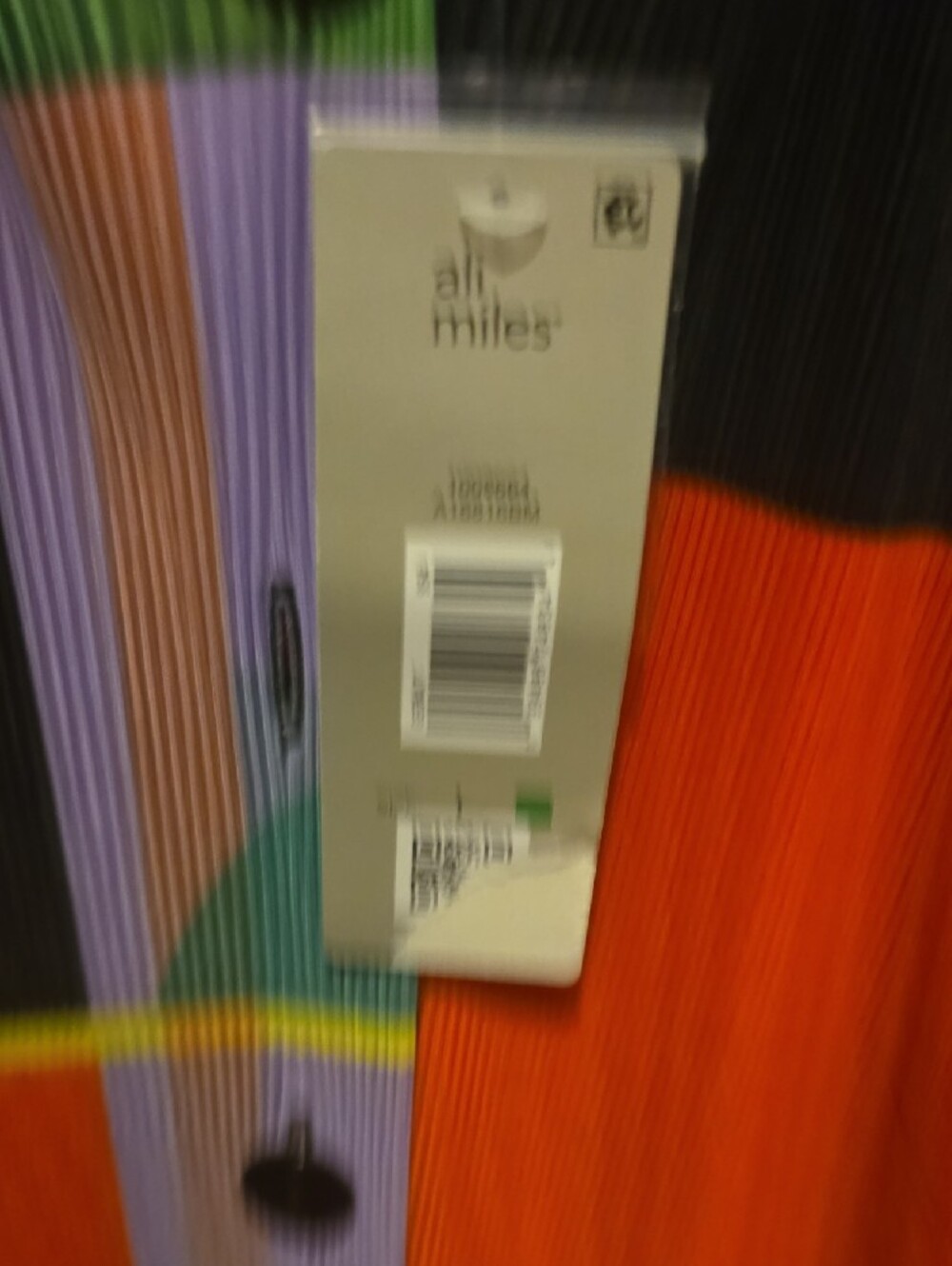 Ali Miles Multicolor Geometric Button Jacket - Picture 3 of 3
